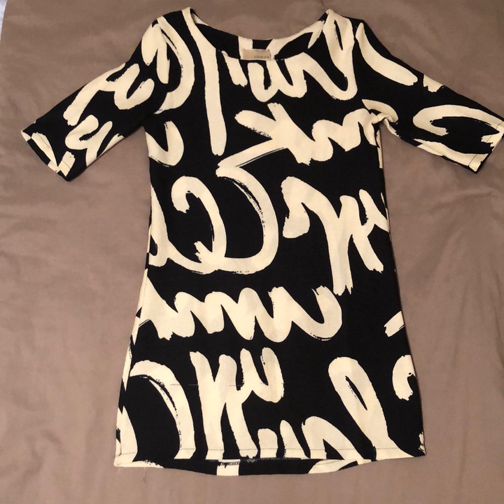 KENAR Scripted Print Dress Size XS